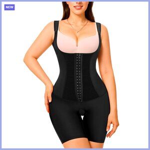Nylon Spandex Shapewear Bodysuit Tummy Control Butt Lifter Thigh Slimmer